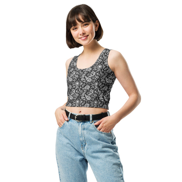 Chandni Paisley Crop Top