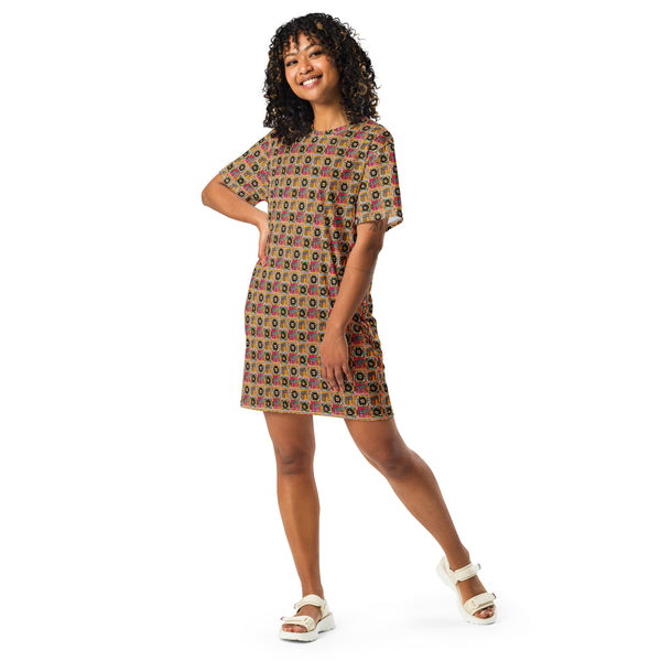 Kalamkari Hathi T-shirt dress